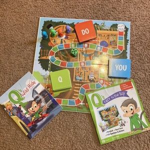 EQtainment - Q's Race to the Top Educational Board Game 150 Q & Actions